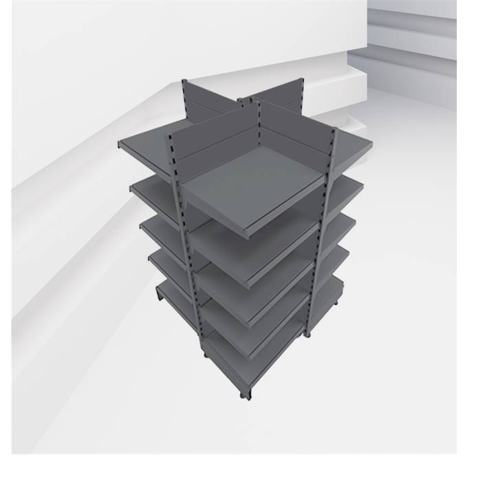 Модуль «Квадрат» со сплошными панелями - фото торгового стеллажа