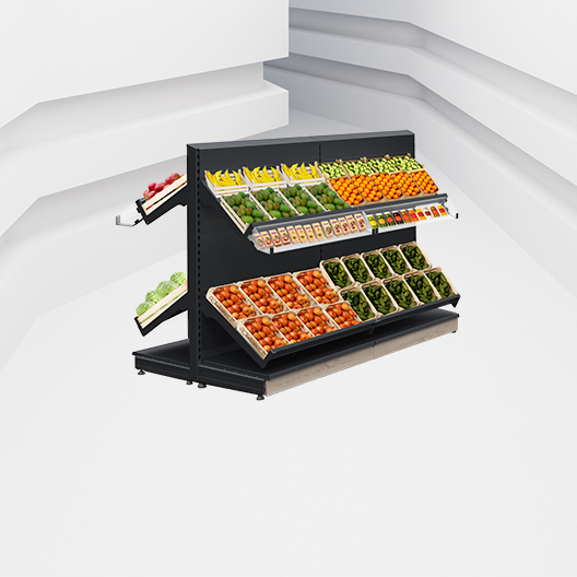 Модуль островной «Овощи/Фрукты» - фото торгового стеллажа